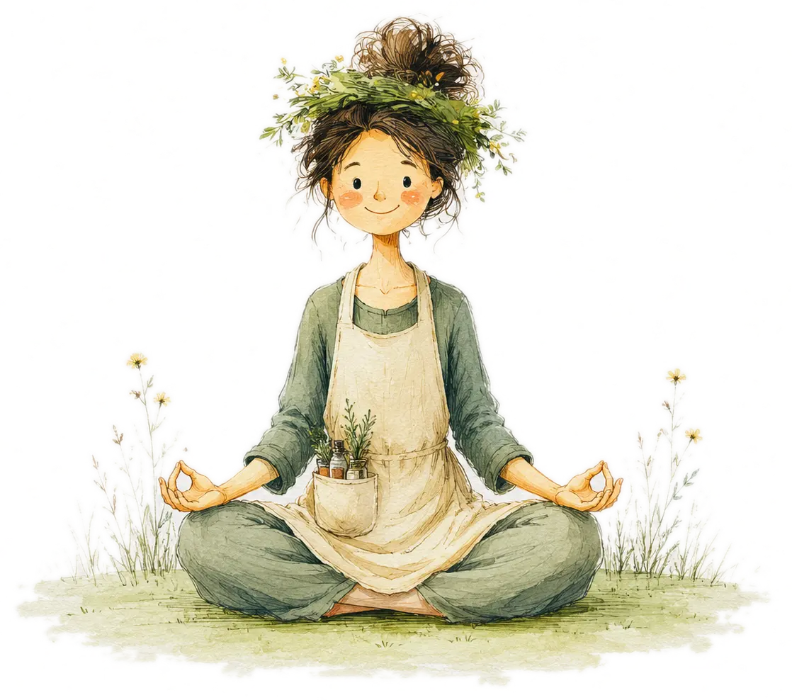 Hollundra mit Prithivi Mudra
