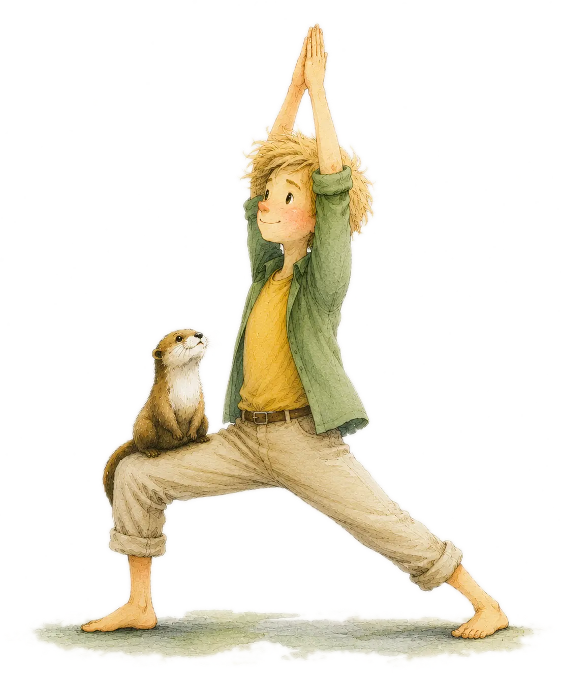 Mats in Virabhadrasana I