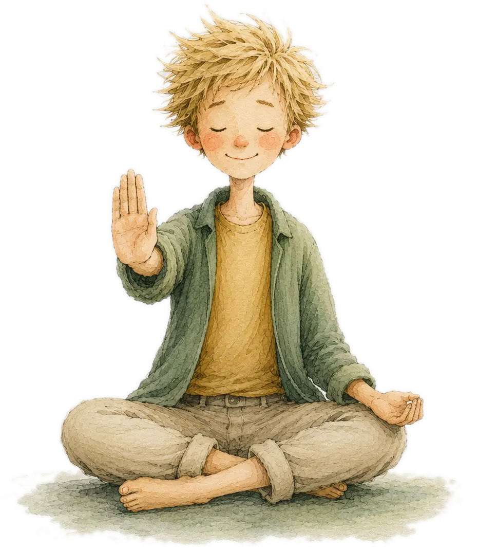 Mats mit Abhaya Mudra