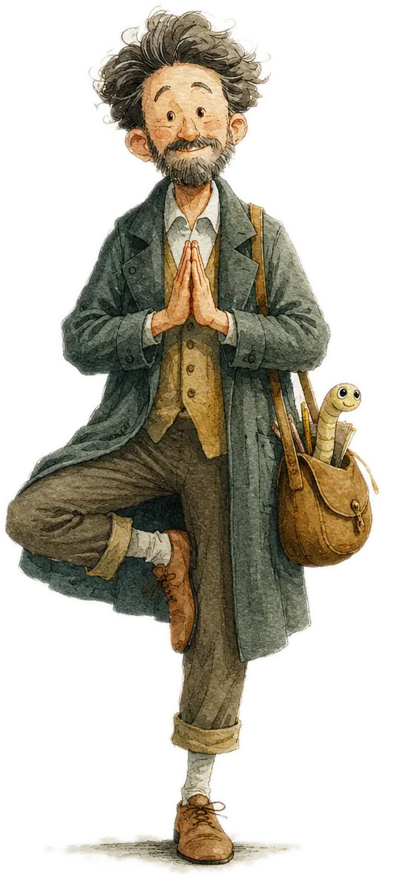 Professor in Vrksasana