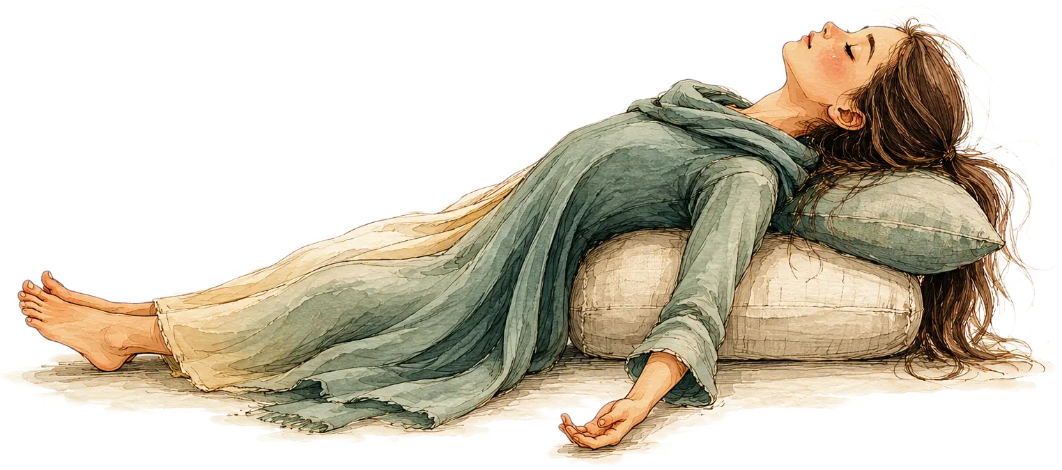Trine in Matsyasana