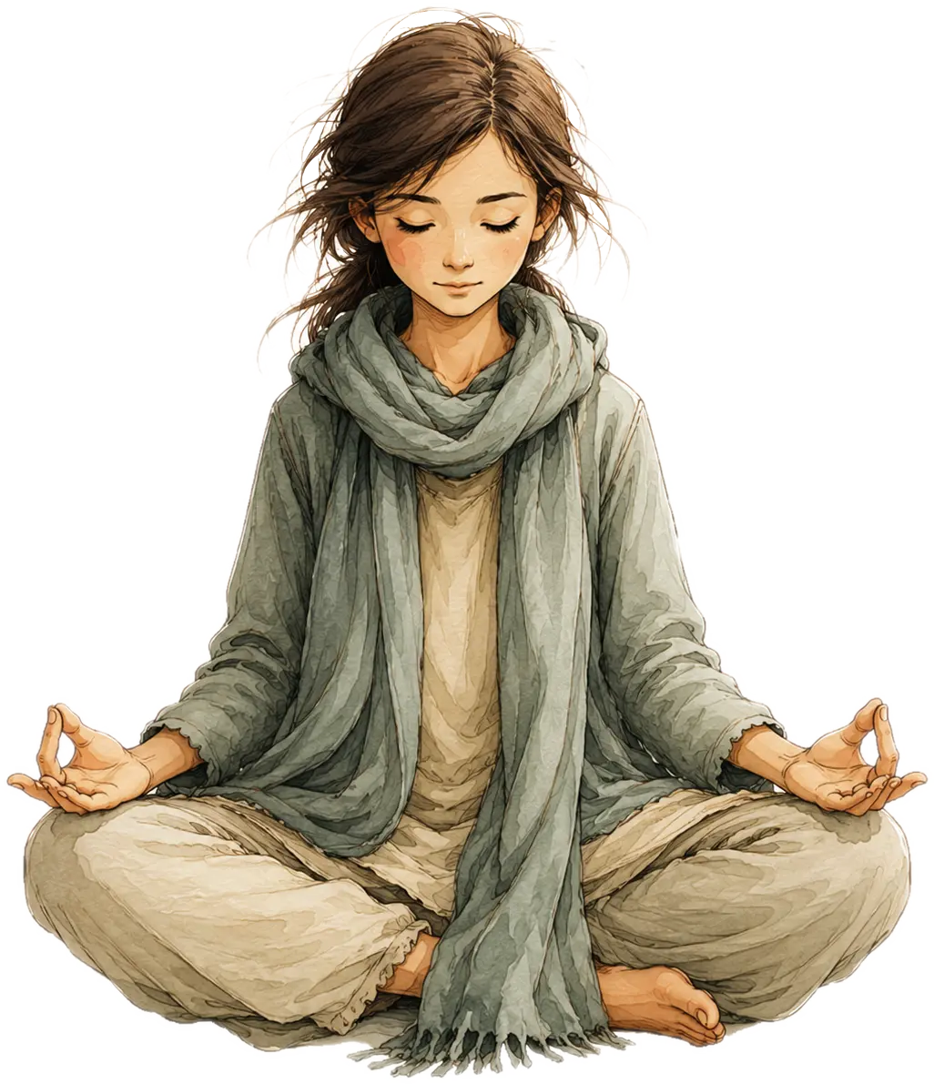 Trine mit Hridaya Mudra