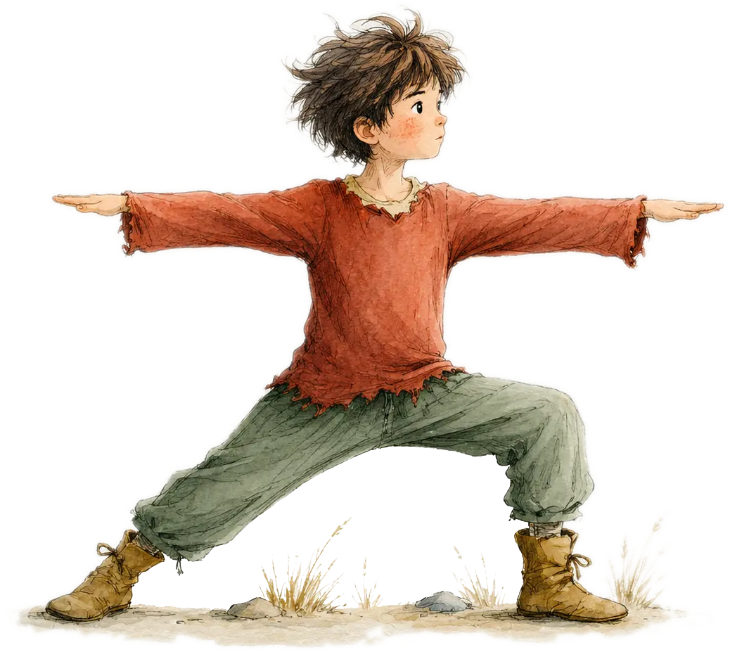 Ville in Virabhadrasana II